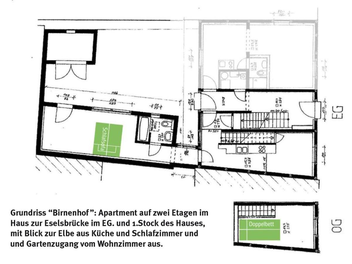 Haus Zur Eselsbruecke Apartamento Tangermünde Exterior foto